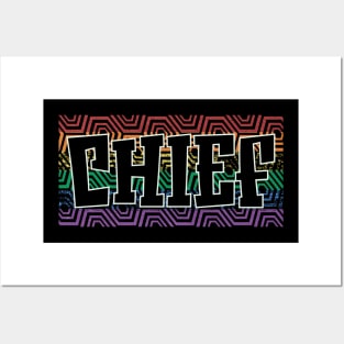 LGBT PATTERN USA CHIEF Posters and Art